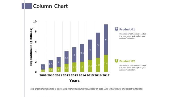 Column Chart Ppt PowerPoint Presentation Styles Graphics Design