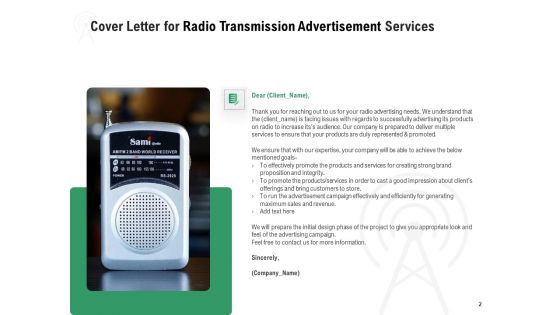 Commercial Broadcasting Proposal Ppt PowerPoint Presentation Complete Deck With Slides