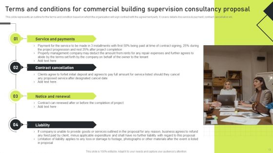 Commercial Building Supervision Consultancy Proposal Ppt PowerPoint Presentation Complete Deck With Slides