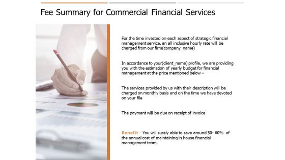 Commercial Financial Services Proposal Ppt PowerPoint Presentation Complete Deck With Slides