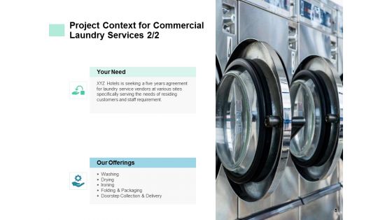 Commercial Laundry Service Proposal Ppt PowerPoint Presentation Complete Deck With Slides