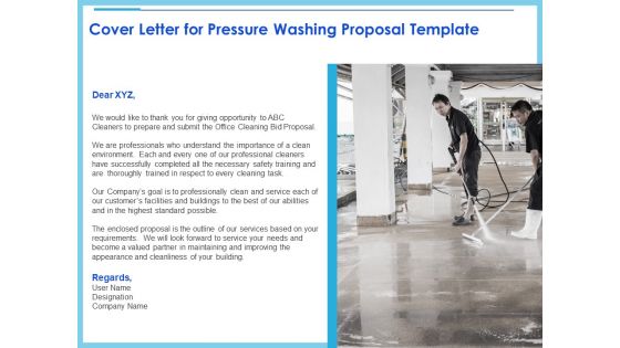 Commercial Pressure Washing Contract Template Cover Letter For Pressure Washing Proposal Template Guidelines PDF