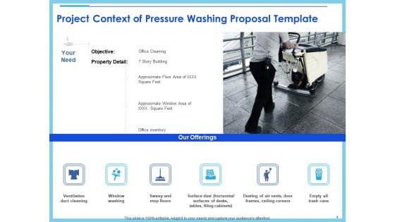 Commercial Pressure Washing Contract Template Ppt PowerPoint Presentation Complete Deck With Slides