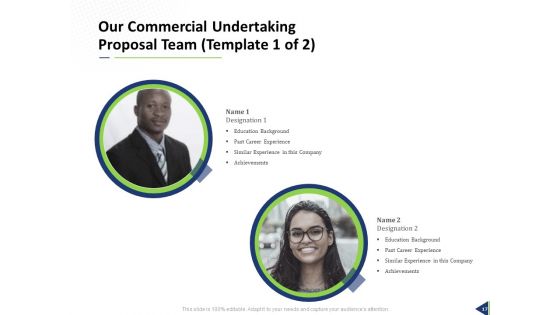 Commercial Undertaking Proposal Ppt PowerPoint Presentation Complete Deck With Slides