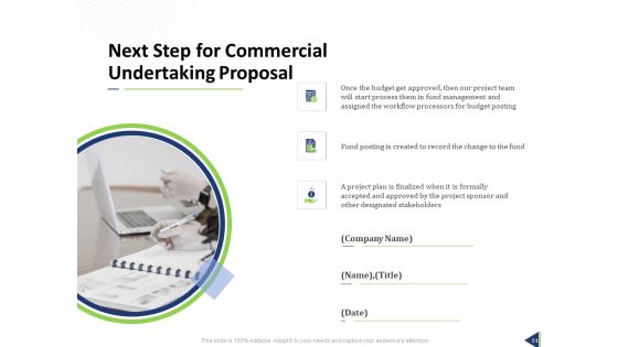 Commercial Undertaking Proposal Ppt PowerPoint Presentation Complete Deck With Slides