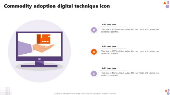 Commodity Adoption Technique Ppt PowerPoint Presentation Complete Deck With Slides