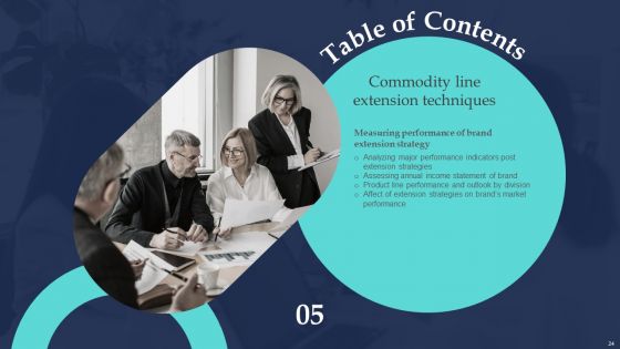 Commodity Line Extension Techniques Ppt PowerPoint Presentation Complete Deck With Slides