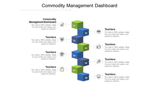 Commodity Management Dashboard Ppt PowerPoint Presentation Outline Clipart Cpb Pdf