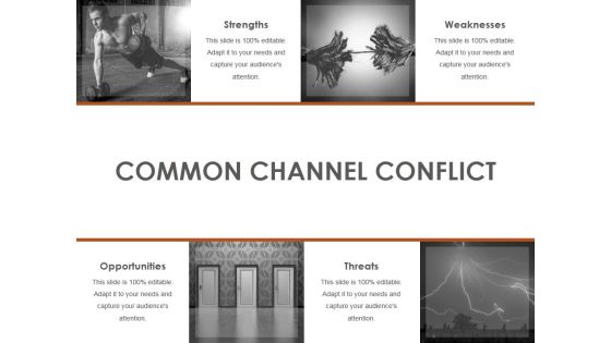 Common Channel Conflict Template Ppt PowerPoint Presentation Outline Slide Portrait