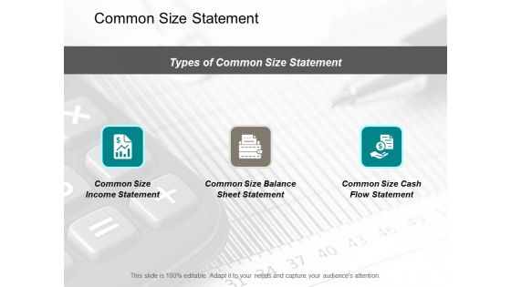 Common Size Statement Ppt Powerpoint Presentation Inspiration Layout