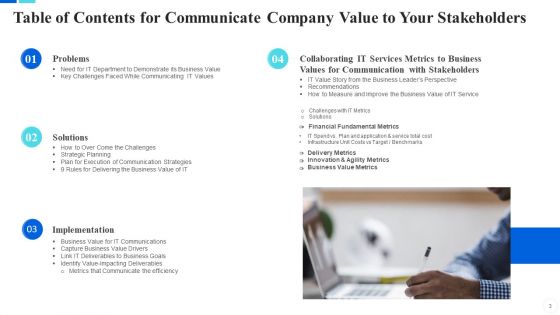 Communicate Company Value To Your Stakeholders Ppt PowerPoint Presentation Complete With Slides