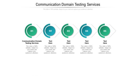 Communication Domain Testing Services Ppt PowerPoint Presentation Infographics Picture Cpb Pdf