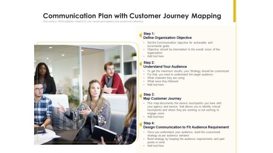 Communication Plan With Customer Journey Mapping Ppt PowerPoint Presentation File Ideas PDF