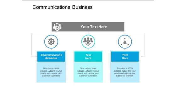Communications Business Ppt PowerPoint Presentation Icon Clipart Cpb