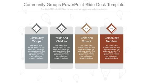 Community Groups Powerpoint Slide Deck Template