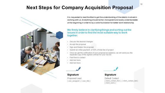 Company Acquisition Proposal Ppt PowerPoint Presentation Complete Deck With Slides