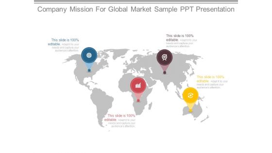 Company Mission For Global Market Sample Ppt Presentation
