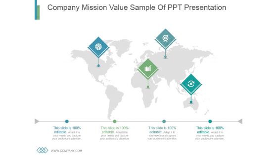 Company Mission Value Sample Of Ppt Presentation