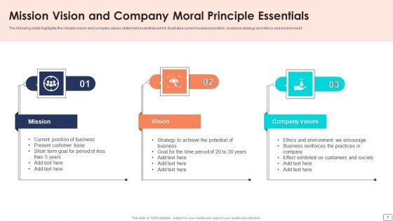 Company Moral Principle Ppt PowerPoint Presentation Complete Deck With Slides