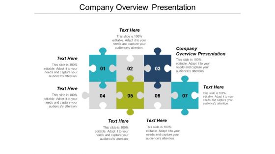 Company Overview Presentation Ppt PowerPoint Presentation Ideas Example Topics Cpb