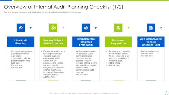Company Process With Audit Plan Checklist Ppt PowerPoint Presentation Complete Deck With Slides