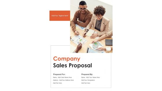 Company Sales Proposal Example Document Report Doc Pdf Ppt