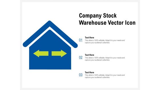 Company Stock Warehouse Vector Icon Ppt PowerPoint Presentation Pictures Graphics Design