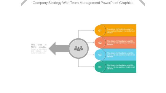 Company Strategy With Team Management Powerpoint Graphics