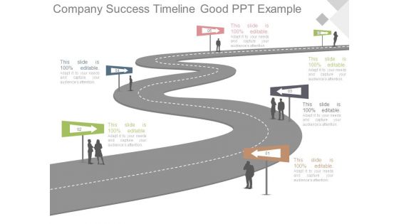 Company Success Timeline Good Ppt Example