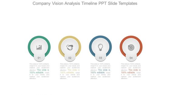 Company Vision Analysis Timeline Ppt Slide Templates