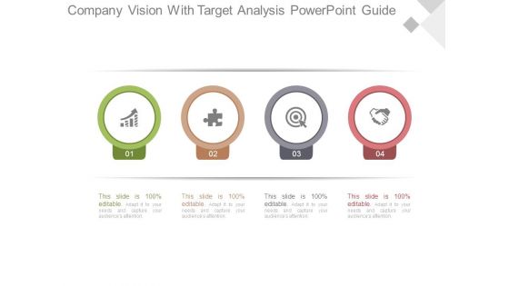 Company Vision With Target Analysis Powerpoint Guide