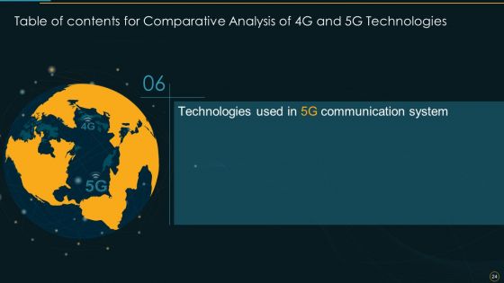 Comparative Analysis Of 4G And 5G Technologies Ppt PowerPoint Presentation Complete Deck With Slides