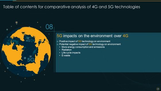 Comparative Analysis Of 4G And 5G Technologies Ppt PowerPoint Presentation Complete Deck With Slides
