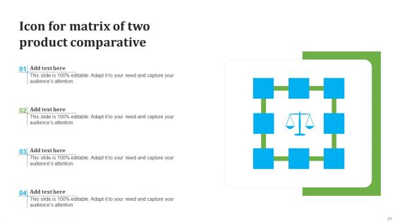 Comparative Matrix Ppt PowerPoint Presentation Complete Deck With Slides