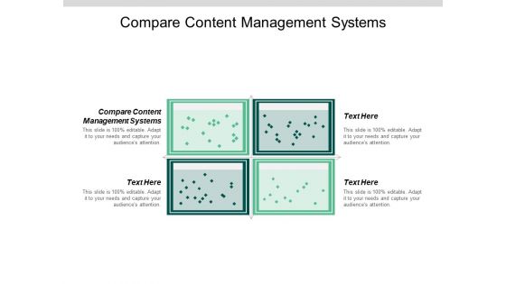 Compare Content Management Systems Ppt PowerPoint Presentation Layouts Design Inspiration Cpb