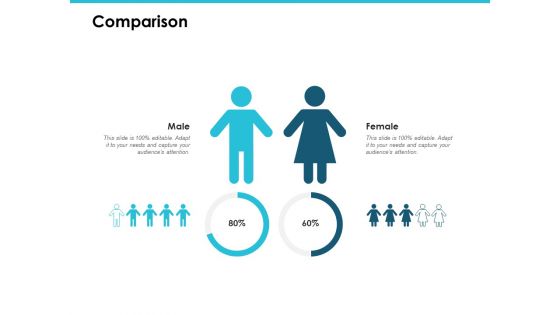 Comparison Male Female Ppt PowerPoint Presentation Gallery Aids