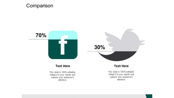 Comparison Percentage Ppt PowerPoint Presentation Outline Layout Comparison Percentage Ppt PowerPoint Presentation Outline Layout