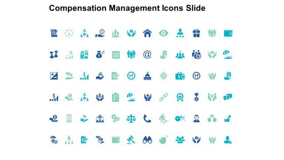 Compensation Management Icons Slide Dollar Ppt PowerPoint Presentation Introduction