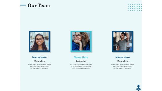 Competitive Intelligence Frameworks Our Team Ppt Professional Ideas PDF