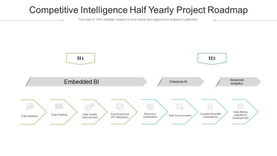 Competitive Intelligence Half Yearly Project Roadmap Information