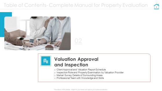 Complete Manual For Property Evaluation Ppt PowerPoint Presentation Complete With Slides