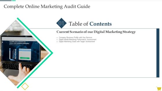 Complete Online Marketing Audit Guide Ppt PowerPoint Presentation Complete With Slides
