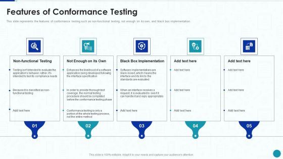 Compliance Testing IT Features Of Conformance Testing Topics PDF