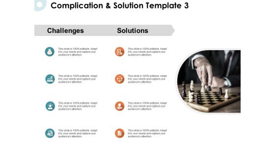 Complication And Solution Planning Ppt PowerPoint Presentation File Display