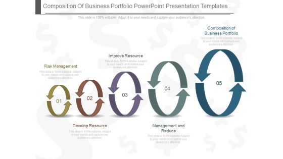 Composition Of Business Portfolio Powerpoint Presentation Templates