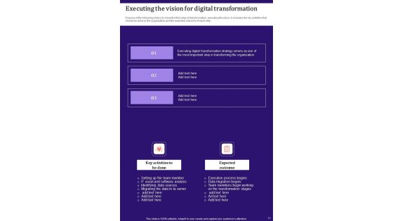 Comprehensive Guide For Digital Capability And Transformation Impact Analysis Template