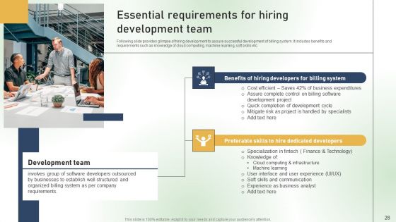 Comprehensive Guide For Establishing A Customer Billing System Ppt PowerPoint Presentation Complete Deck With Slides