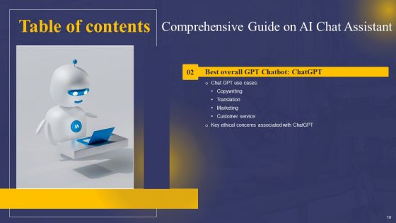 Comprehensive Guide On AI Chat Assistant Ppt PowerPoint Presentation Complete Deck With Slides