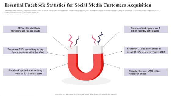 Comprehensive Guide To Acquire Customers Essential Facebook Statistics For Social Media Professional PDF