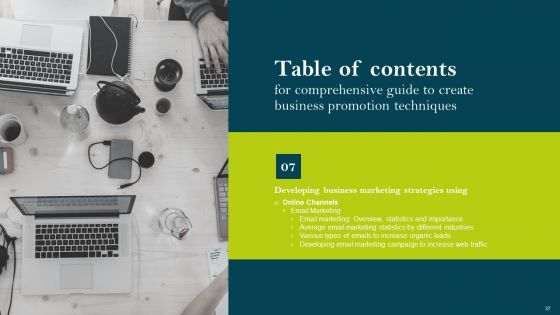Comprehensive Guide To Create Business Promotion Techniques Ppt PowerPoint Presentation Complete Deck With Slides